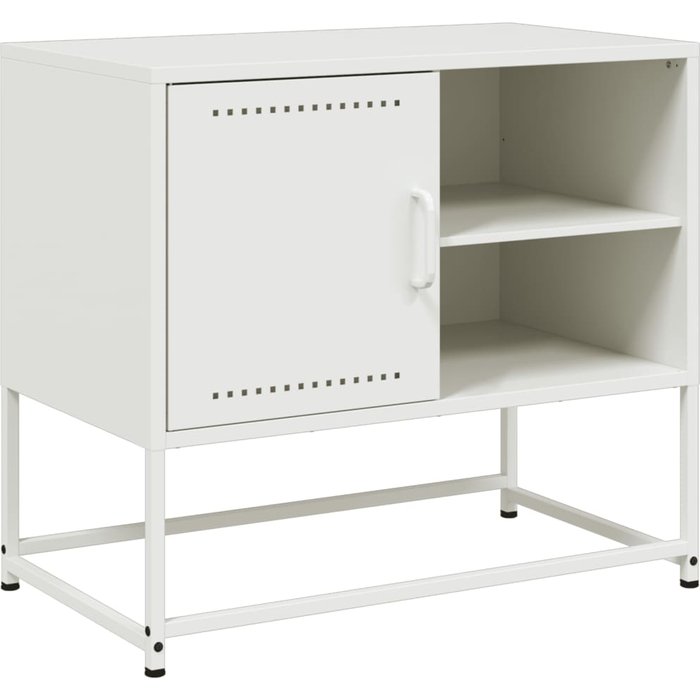 Mueble para tv | mueble de salón de acero verde oliva 100,5x39x60,5 cm cfw58988