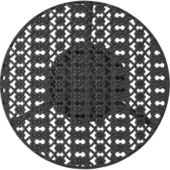 Mesa bistró | mesa de bistró de metal negra 40x70 cm cfw614926