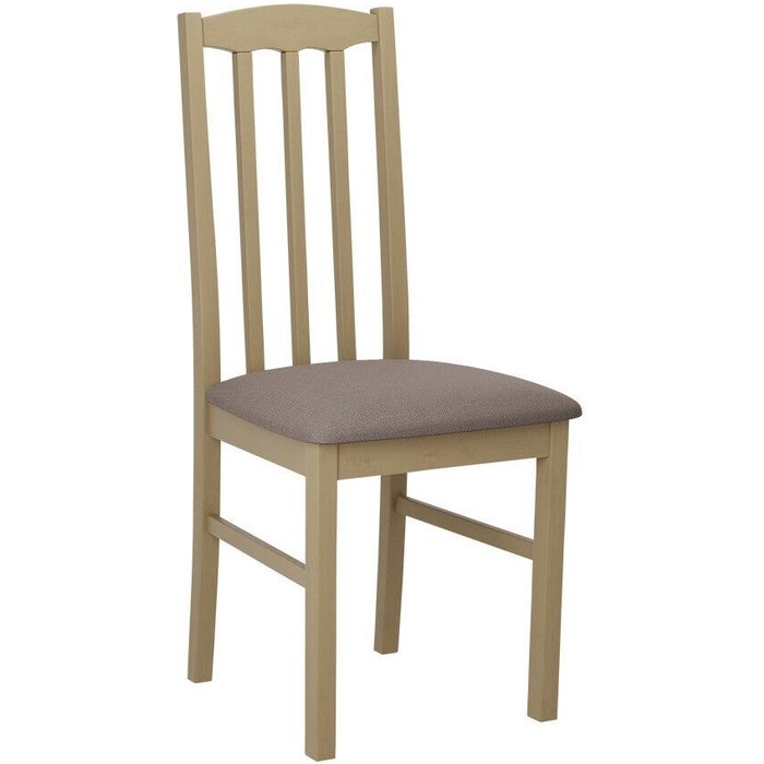 Silla victorville 366, gris, roble sonoma, 90x43x48cm, tapiz, de madera