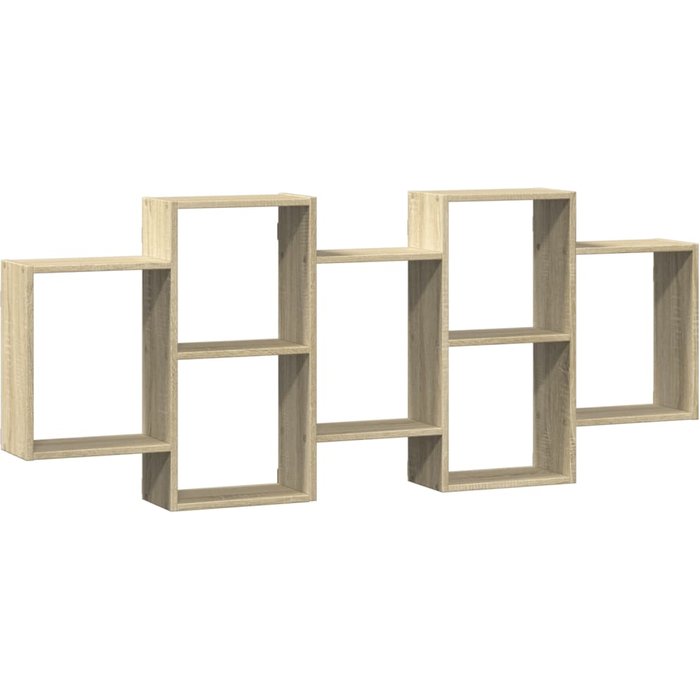 Estante de pared de madera compuesta de roble sonoma 159x18x65 cm - comfortxl