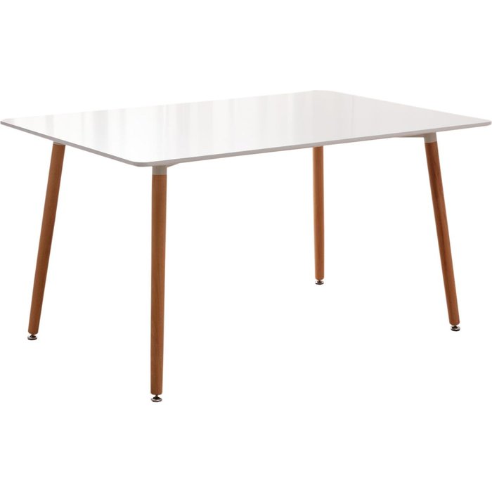 Mesa nordica de comedor o cocina moritz 140cm blanco