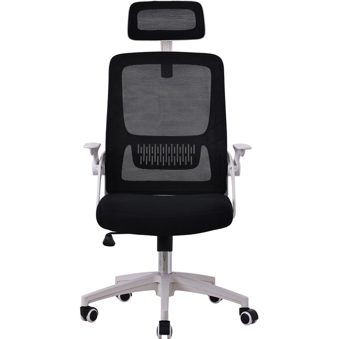 Silla de oficina con reposacabezas - lago - nest dream - negro