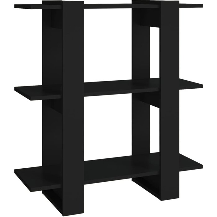 Estantería/divisor de espacios negro 80x30x87 cm – comfortxl