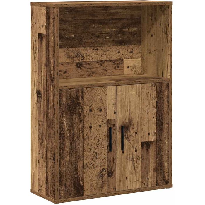 Estantería madera de ingeniería color envejecido 60x24x85 cm – comfortxl