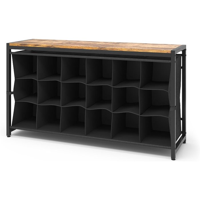 Vicco mueble zapatero fyrk, roble rústico, 100 x 54.5 cm