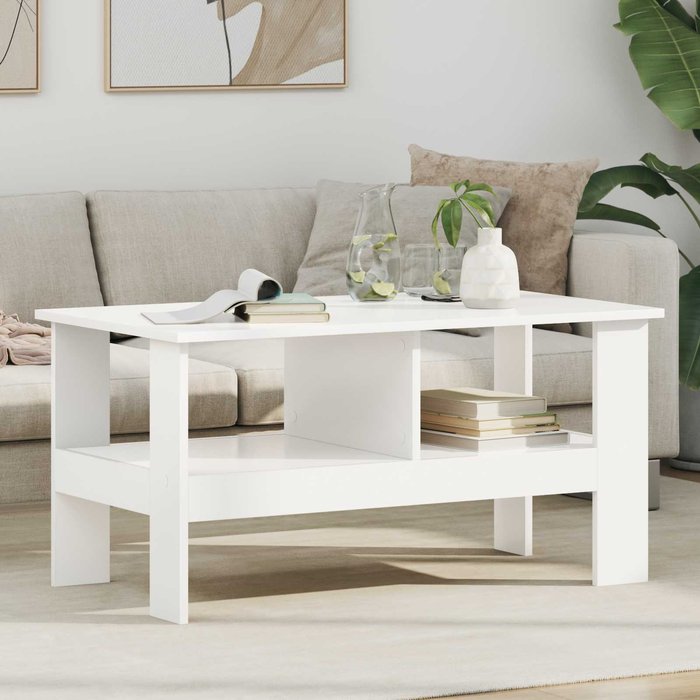 Maison exclusive - mesa de café 90 x 50 x 45 cm madera de ingeniería