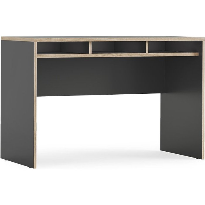 Vicco escritorio tetrix, antracita, 112 x 55 cm con 3 compartimentos