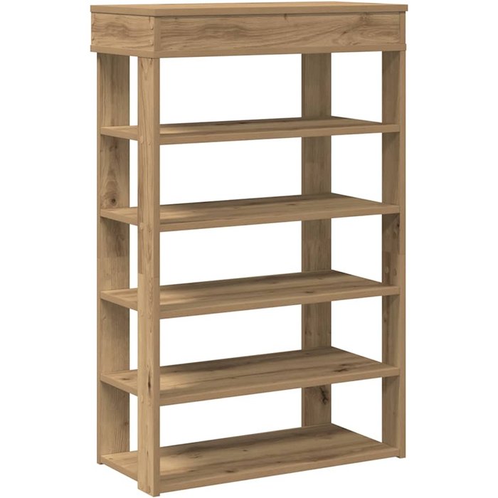 Zapatero artesanal de madera contrachapada 60x30x98 cm - comfortxl