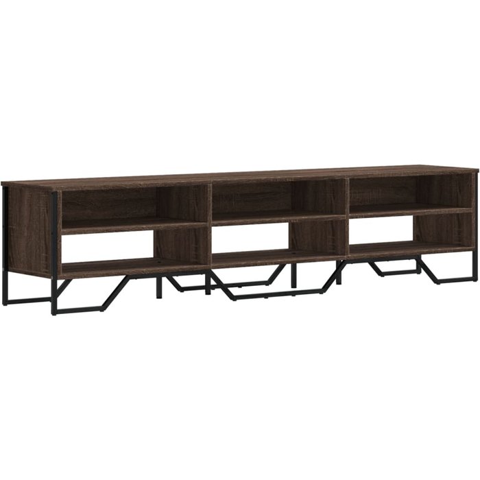 Mueble tv laminado roble marrón 180x34x41 cm - comfortxl