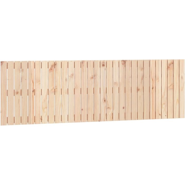Cabecero de cama - mueble cabecero de pared madera maciza de pino 185x3x60 cm