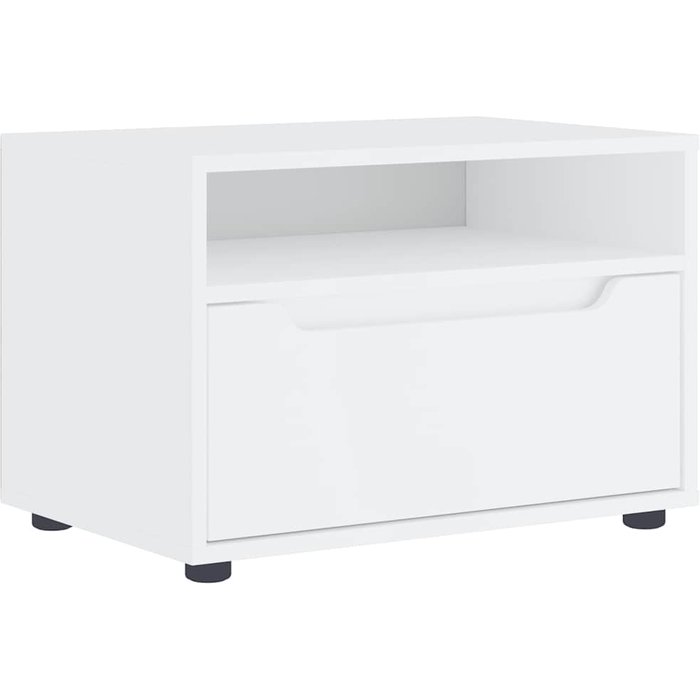 Mueble tv visnes blanco 60x40x38 cm laminado - comfortxl