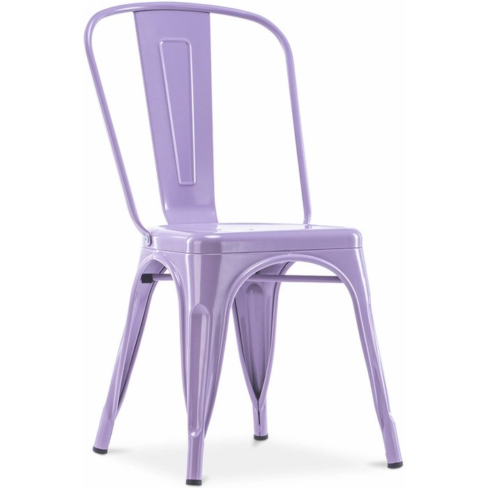 Silla industrial kalax de acero brillo reforzado - gama alta-color parma