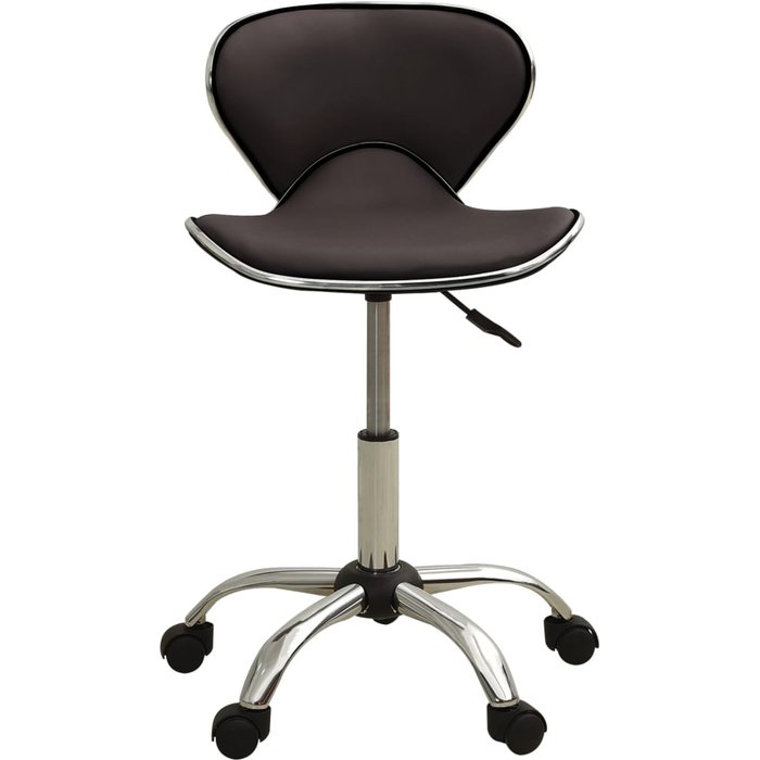 Silla de oficina | sillón oficina de cuero sintético marrón cfw166768