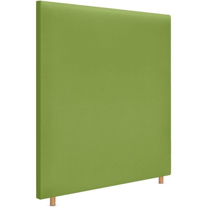 Dhome cabecero de polipiel liso hasta el suelo 90x120cm camas 80/90 - verde