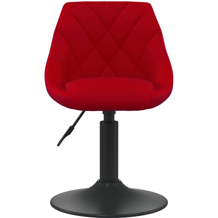 Silla de comedor | silla de cocina terciopelo rojo tinto cfw18209