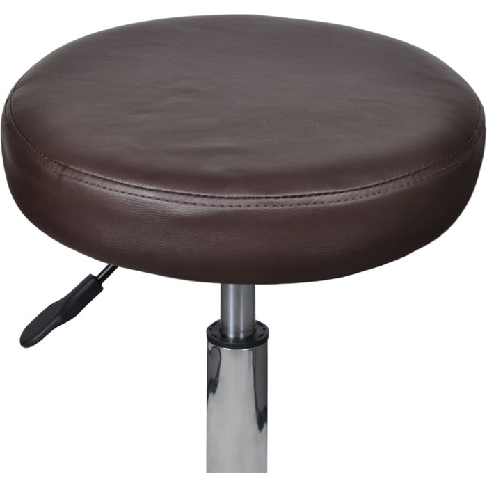 Taburete de oficina marrón — comfortxl