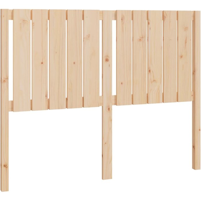 Cabecero de cama madera maciza de pino 125,5x4x100 cm - comfortxl