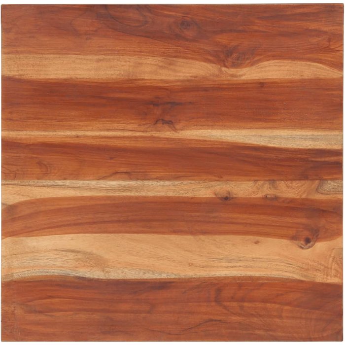 Tablero de mesa de madera maciza de acacia 25-27 mm 60x60 cm