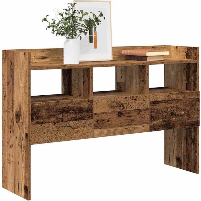 Maison exclusive - aparador de madera contrachapada madera vieja 105x30x70 cm