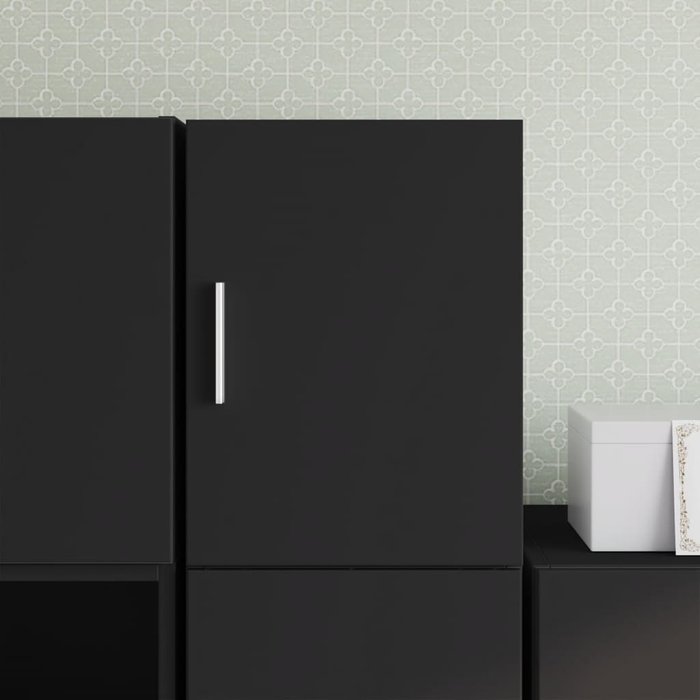 Mueble de pared negro 30x42,5x40 cm de madera contrachapada