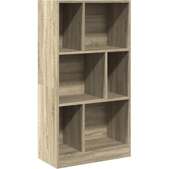 Estantería madera de ingeniería roble sonoma 57x28,5x107,5 cm – comfortxl