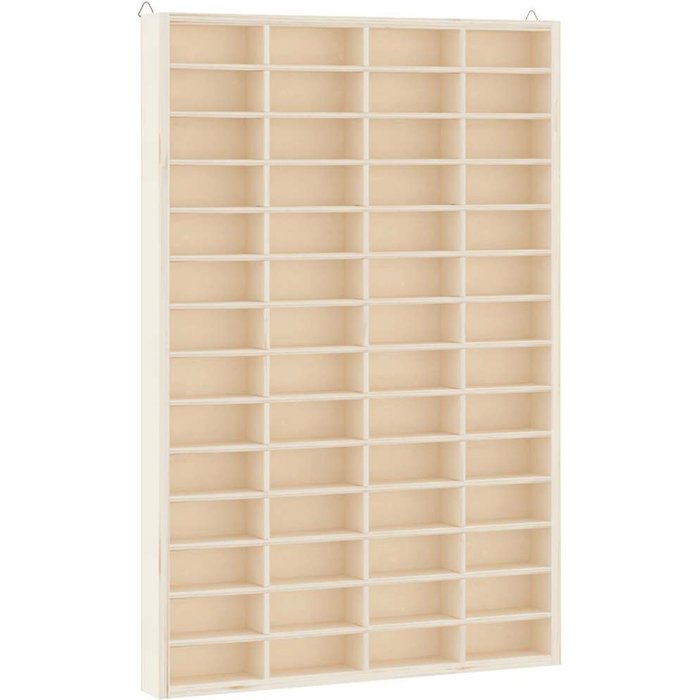 Vitrina de madera para coleccionistas con 56 compartimentos - comfortxl