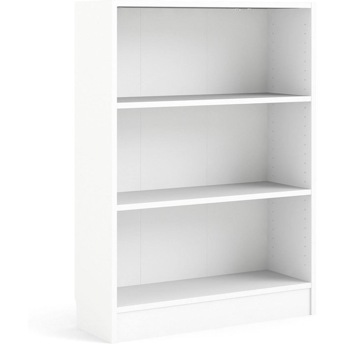 Wellhome librería turia con 2 estantes de 79x26x107cm color blanco