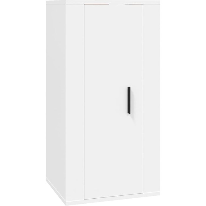Mueble tv de pared blanco 40x34,5x80 cm