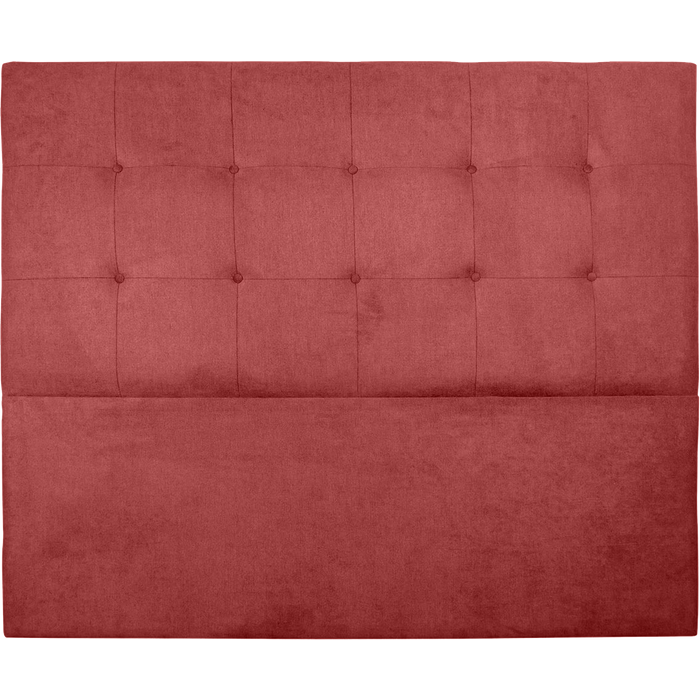 Bedstore cabecero tapizado lisboa en tela nido acualine con botones 160x120 rojo