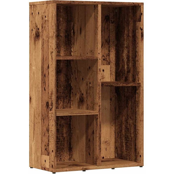 Estantería madera de ingeniería envejecida 50x25x80 cm – comfortxl