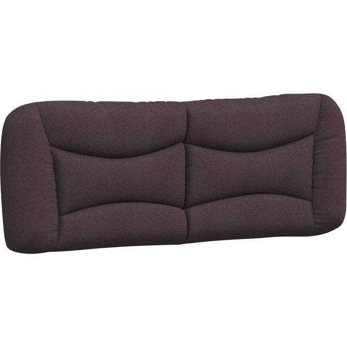 Cojín cabecero marrón oscuro tela 140 cm