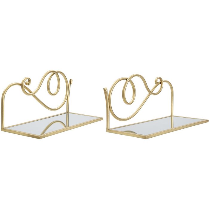 Estante mf226, metal, oro, seven design