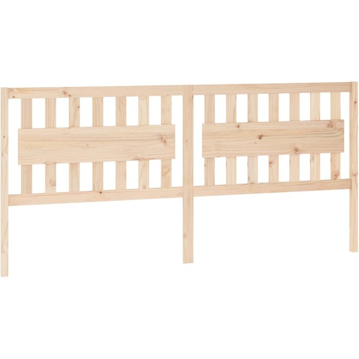 Cabecero de cama madera maciza de pino 205,5x4x100 cm - comfortxl