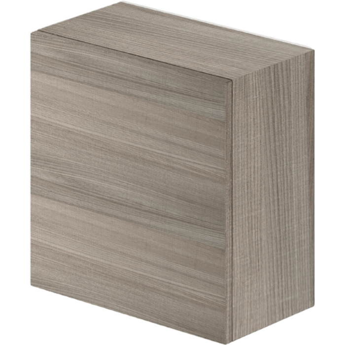 Mueble alto de 4 compartimentos con puerta color olmo al.60x60x30cm