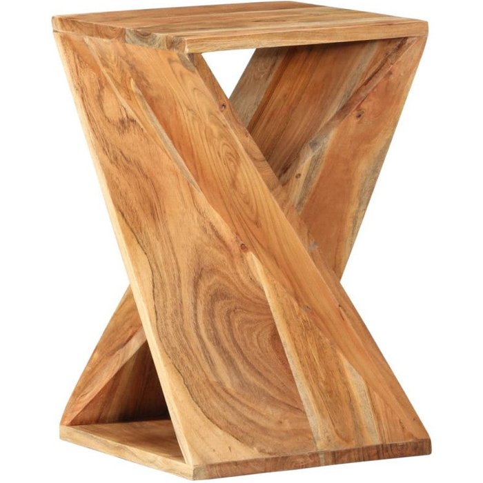Vidaxl mesa auxiliar madera maciza de acacia 35x35x55 cm