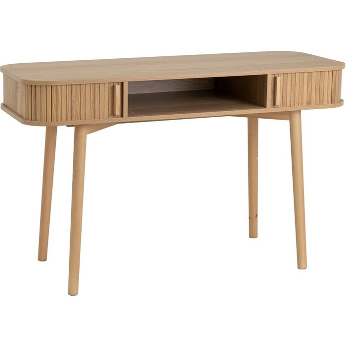 Consola elia natural con 2 puertas persiana enrollables