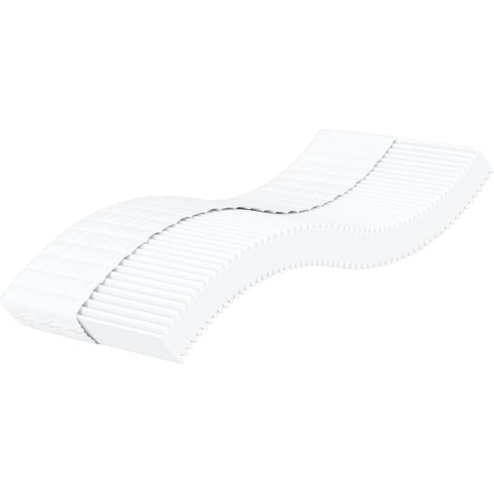 Colchón de espuma dureza h2 h3 blanco 80x210 cm vidaxl