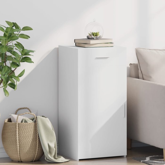 Aparador blanco 45x42,5x93 cm madera contrachapada