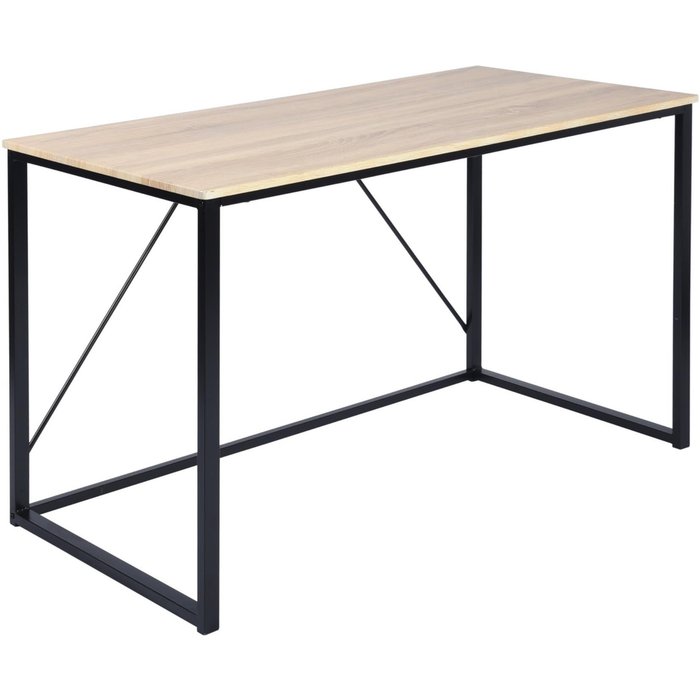 Wellhomemesa elmo oak en madera de nogal y color negro