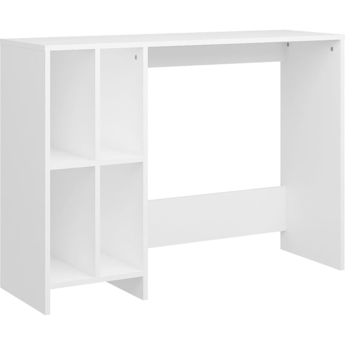 Escritorio madera contrachapada blanco 102,5x35x75 cm - comfortxl