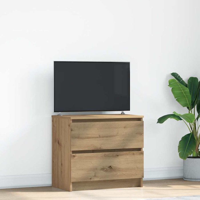 Mueble de tv madera de ingeniería roble artisan 60x35x54 cm