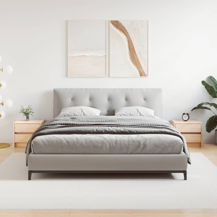 Mesitas de noche 2 unidades madera maciza de pino 40x31x35,5 cm