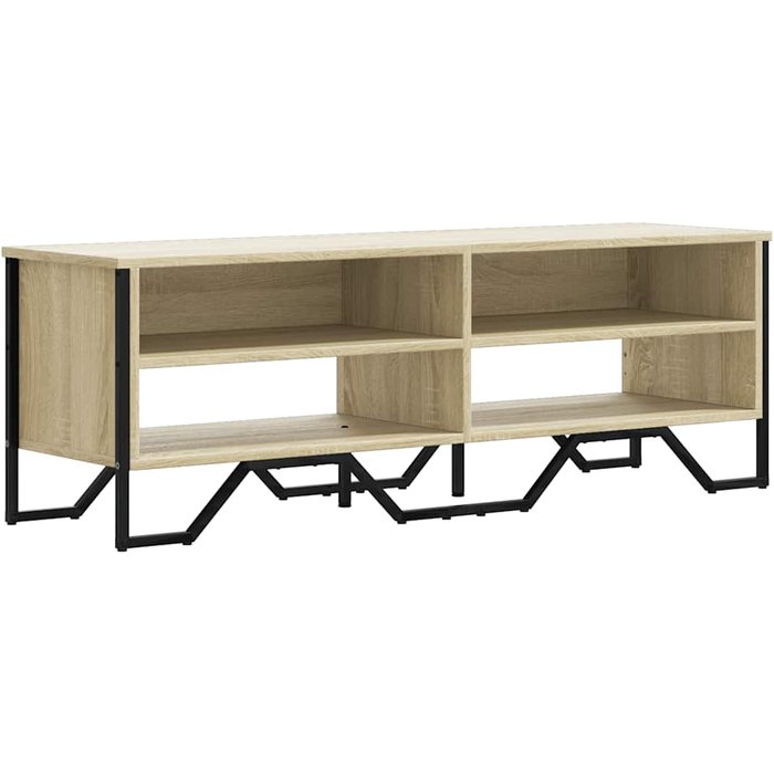 Mueble tv laminado roble sonoma 122x34x41 cm - comfortxl