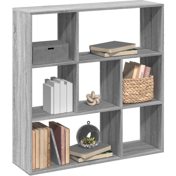 Estante separador de ambientes gris sonoma 102x29x103,5 cm