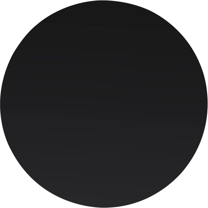 Tablero de mesa redondo de vidrio templado, 600 mm