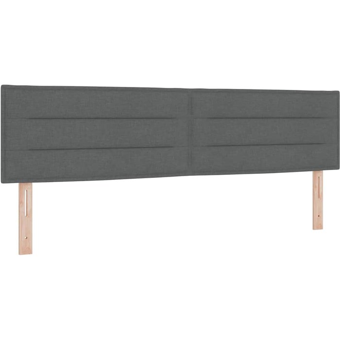 Cabecero cama - mueble cabecero gris oscuro 180 cm tela