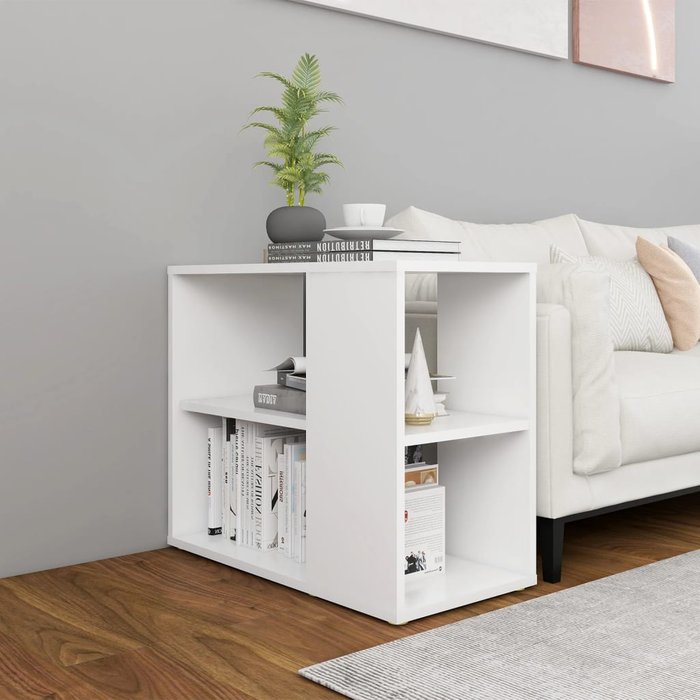 Maison exclusive - armario auxiliar de madera contrachapada blanco 60x30x50 cm