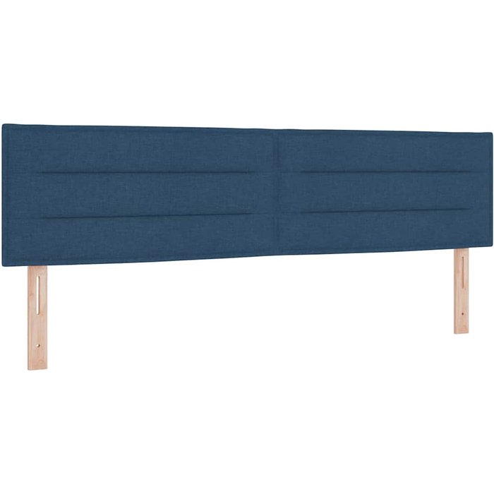 Cabecero cama - mueble cabecero azul 180 cm tela
