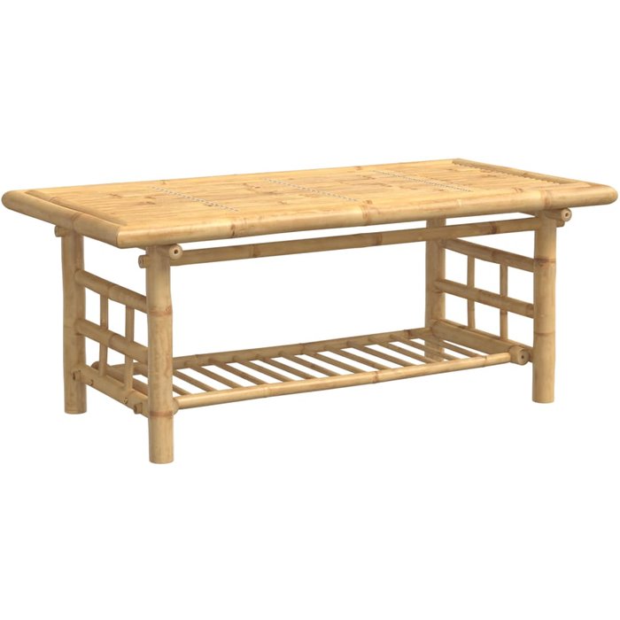 Mesa de centro,mesa auxiliar,mesita de centro de bambú 110x55x45 cm cfw299213