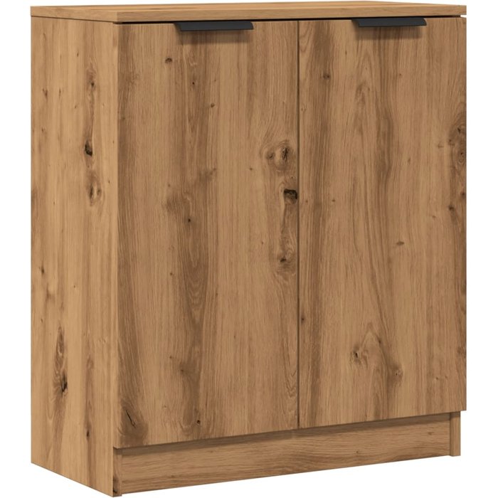 Aparador madera de ingeniería roble artiasian 60x30x70 cm - comfortxl